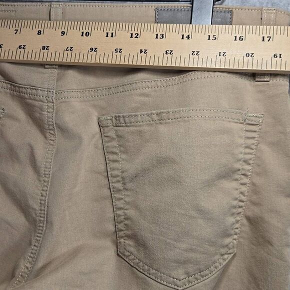 AG ADRIANO GOLDSCHMIED Tan The Tellis Modern Slim Italian Jeans sz 34x34 28" Ins - Picture 9 of 12